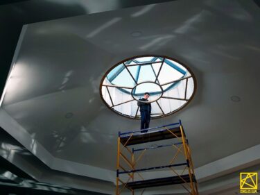 Зенітний ліхтар з внутрішньої сторони: фото #00604